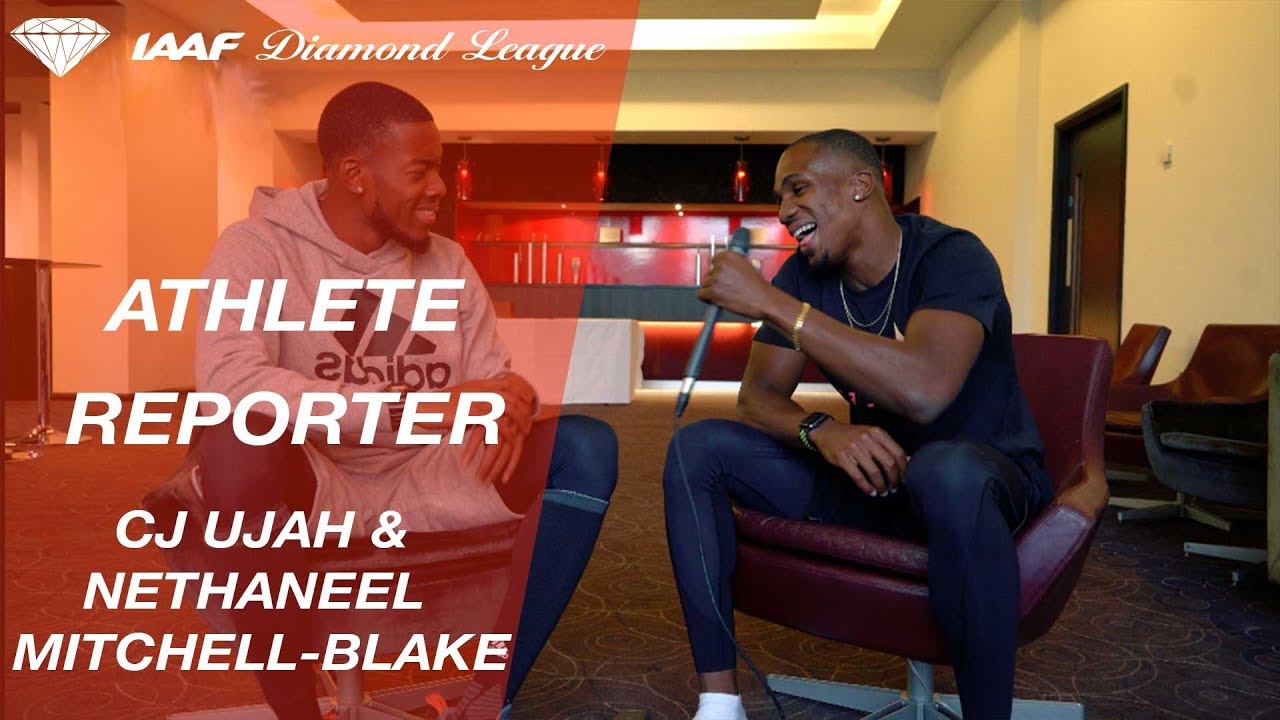 Athlete Reporter Birmingham: CJ Ujah interviews Nethaneel Mitchell-Blake - IAAF Diamond League