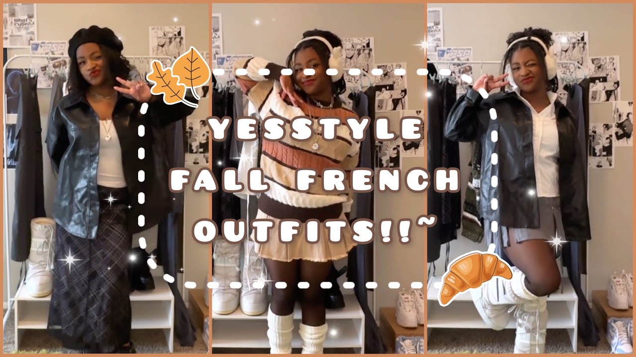 YesStyle French Fall Fashion Lookbook!!🇫🇷🍂 YouTube