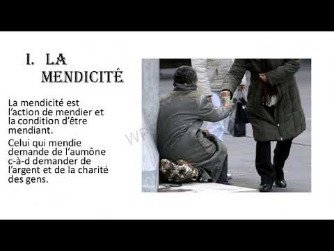 Vidéo: Que signifie mendicité ?