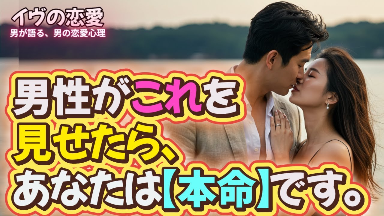 男性がこれを見せたら、あなたは【本命】です。その行動に、彼の“本気”が隠されています。#恋愛心理 #大人の恋 #本命サイン