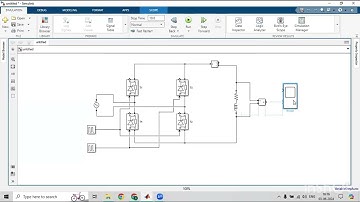 MATLAB simulation of single phase fully controlled converter with RL load