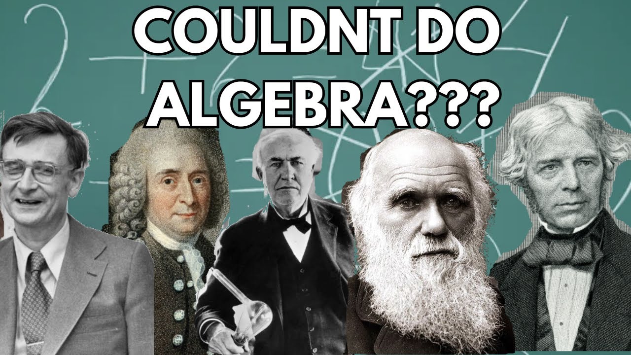Five BRILLIANT scientists (who were bad at math) - YouTube
