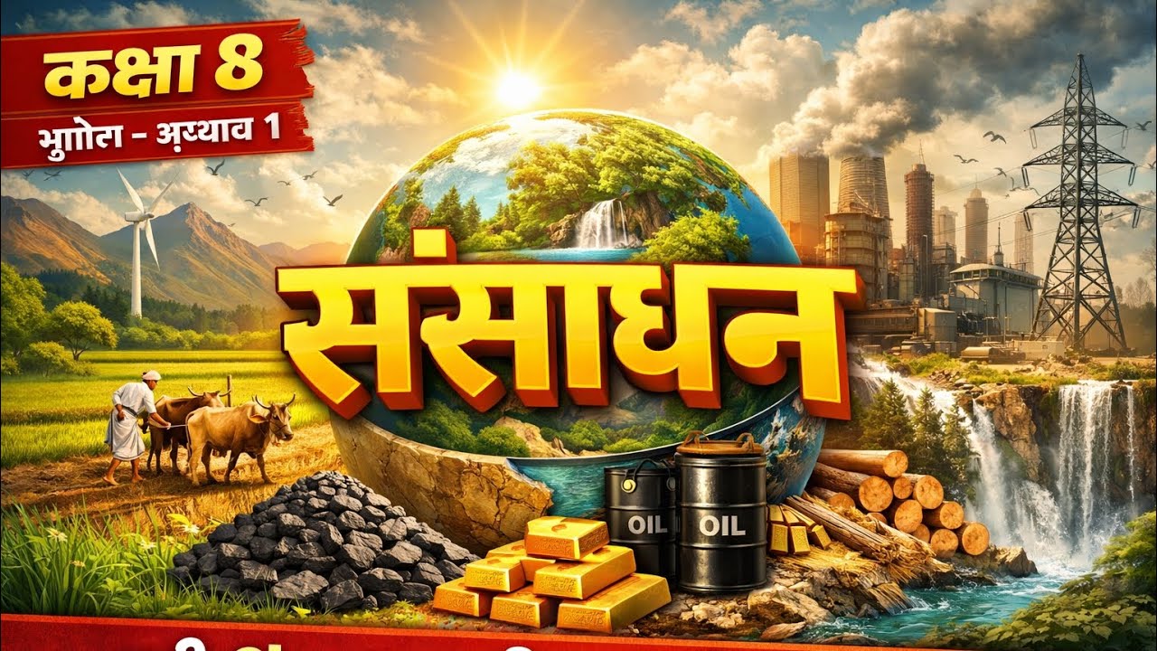 Class 8 Geography Chapter 1 संसाधन | Sansadhan NCERT 2026 Full Explanation