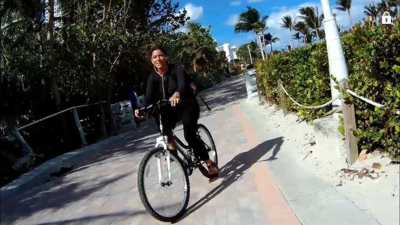 camera iphone 8 plus apk Biking on the Gorgeous South Beach Walk, Miami Beach, Florida