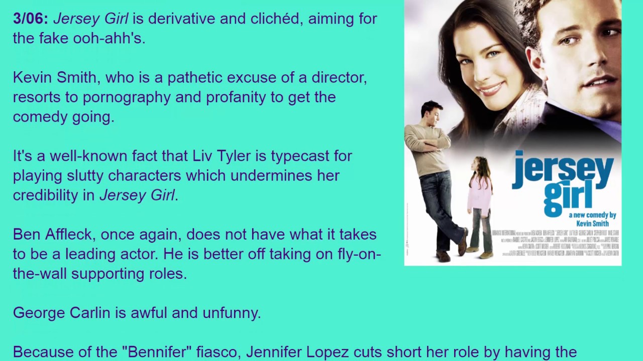 Movie Review Jersey Girl (2004) [HD] YouTube