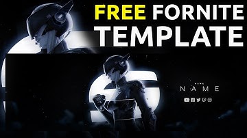 (Tutorial + Template!) How To Make A FREE Fortnite ESPORTS Header without Photoshop in Pixlr