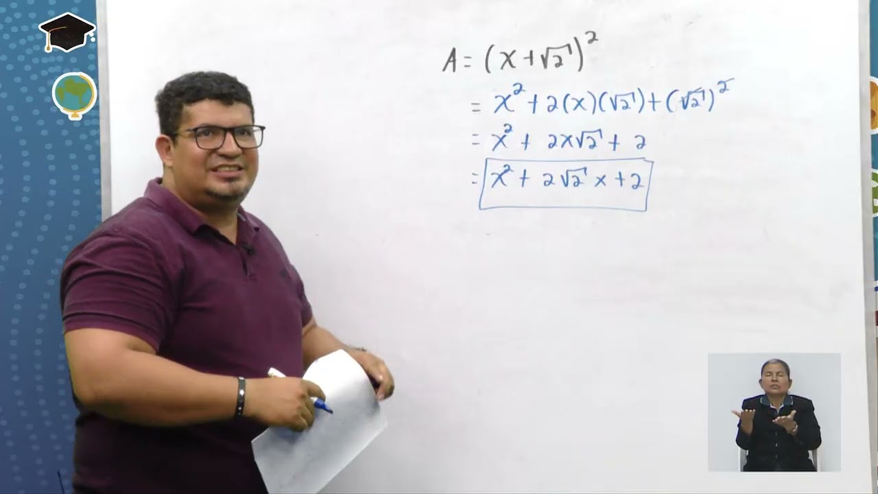 Educación a Distancia | Matemáticas - 9no Grado | Productos Notables con Raíces Cuadradas