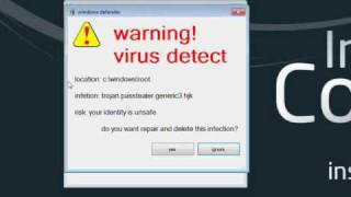 prank virus (looks like a real virus)