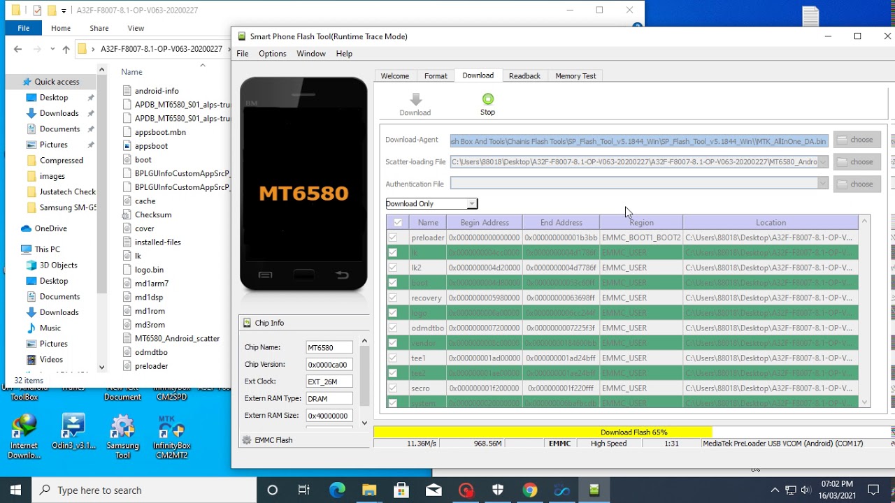 Itel A32f Flash File (A32F-F8007-8.1-OP-V063-20200227) Without Password