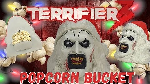 TERRIFIER 3 ART THE CLOWN POPCORN BUCKET UNBOXING!! 🍿🩸