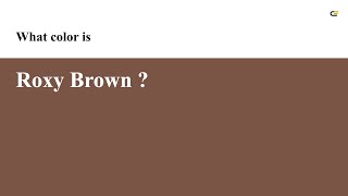 Roxy Brown color #7a5546 hex color - Brown color - Cool color 7a5546 Tuscan Brown Color 6f4c37 Hex Color Red Color Cool Color 6f4c37