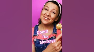 Count The Monkeys With Ms Rachel       #msrachel #shorts #toddlerlearning #counting #countingforkids