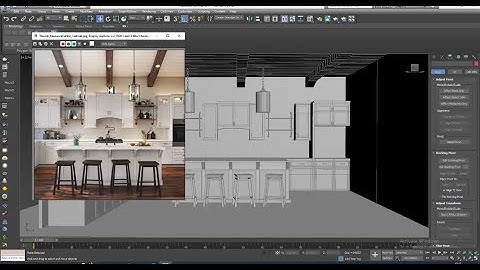 3Dsmax Tutorials, Learn 3D Modeling a Stylish Kitchen from Scratch in 3dsmax ( Part 5)