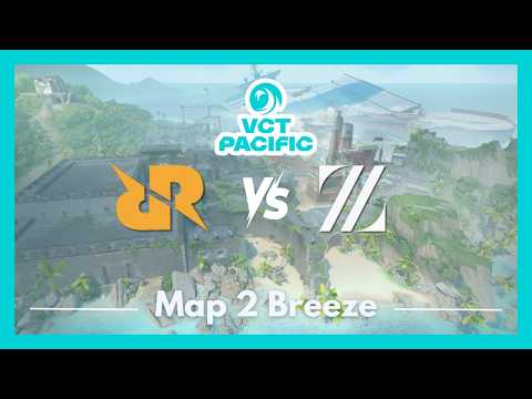 ZETA vs RRQ | VCT Pacific Stage 2 Group Stage | Map 2 Breeze