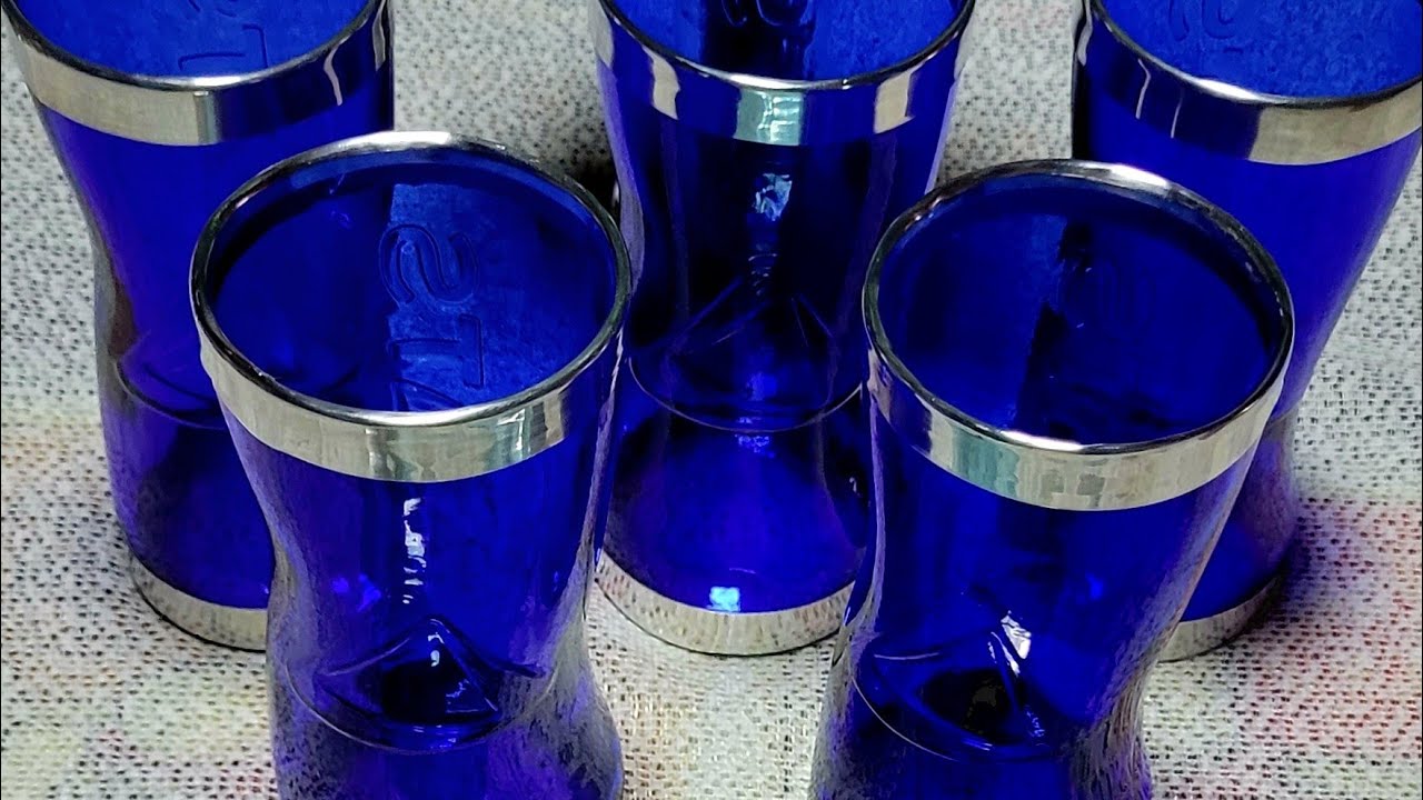 copos feito com garrafas de Skol beats e detalhes feito  com latinhas 💫