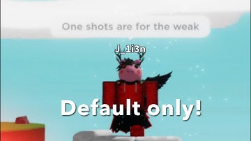 Making an overkill RAGEQUIT with DEFAULT ONLY… (Roblox Slap Battles)