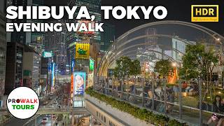 Shibuya Night Walk: Tokyo's Neon Wonderland | 4K 60fps HDR with Captions