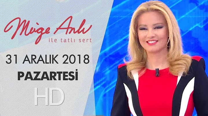 Müge Anlı ile Tatlı Sert 31 Aralık 2018  | Pazartesi