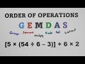 Understanding GEMDAS and Simplifying Expressions