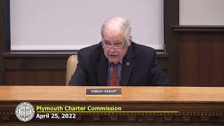 Plymouth Charter Commission  4 25 22