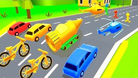 Shape Shifting Mobile Full📱Screen Capture Racing Gameplay Walkthrough Car Helicopter Cycle Game