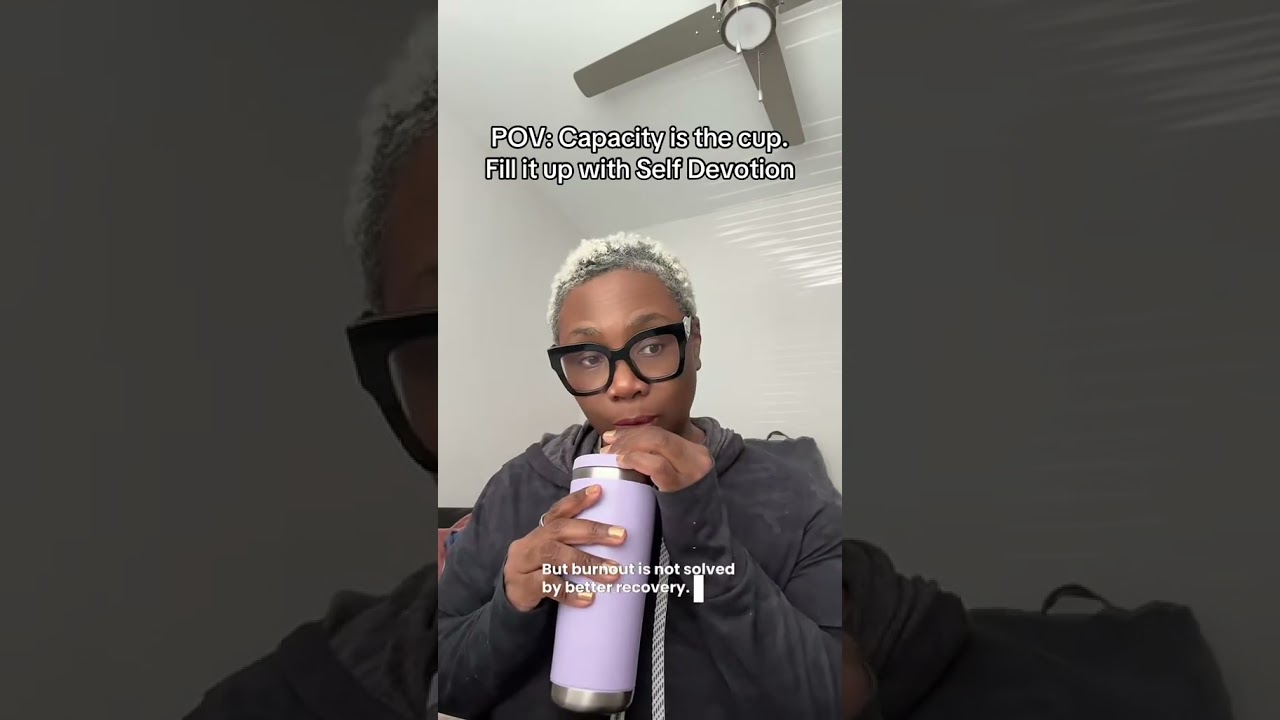 🔥 Burnout is a CAPACITY issue. Fix that to reclaim your energy ⚡️#blackwomen #selflove