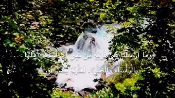 ﴿وَسِعَ رَبُّنَا كُلَّ شَيء عِلْمًا﴾ الشيخ صالح بن مقبل الشراري ماتيسر من سورة الأعراف .