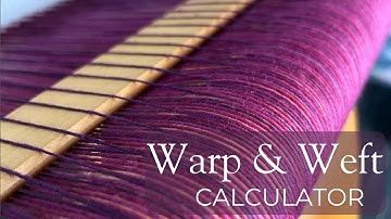 How to use the interactive rigid heddle calculator