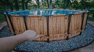 Coleman 22ft Pool and Intex Pump