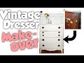 Stunning Vintage Dresser Makeover