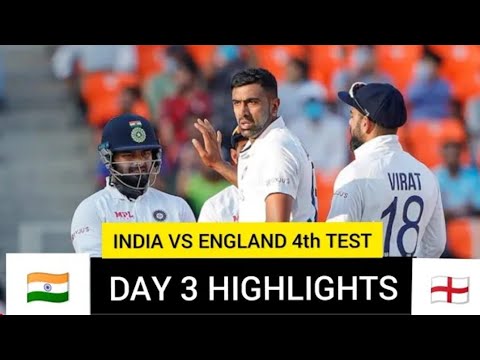 Today's match highlight |ind vs eng | day 3rd test 2021 ...