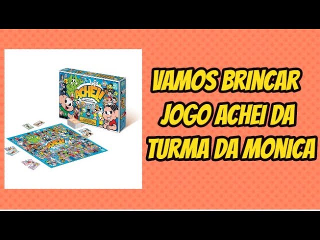 Jogo da Memória Turma da Mônica Achei