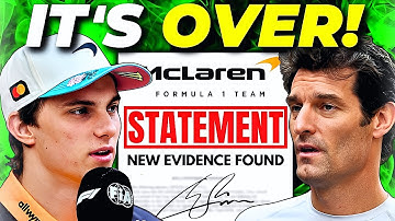 HUGE TENSION At McLaren After Piastri & Webber