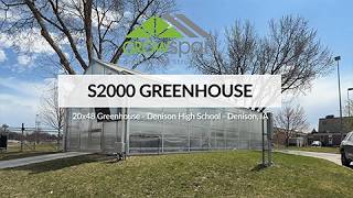 Denison High School – Denison, IA – GrowSpan Series 2000 Commercial Greenhouse