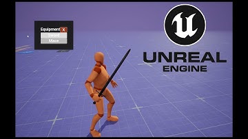 Equip Sword & stance from UMG UI. Create Weapon structure & data table to allow for more weapons