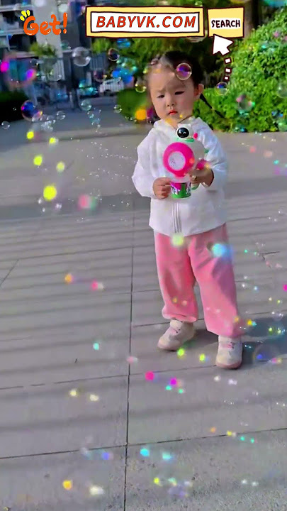 Need an Outdoor Toy That’s Always a Hit? The Bubble Machine Brings Joy to Every Baby! #CuteBaby