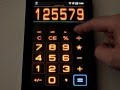Простой калькулятор с процентами для Android с крупными цифрами.