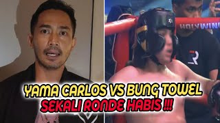 TOWEL NANGIS DI POJOKAN 😆  YAMA CARLOS Tantang BUNG TOWEL di Atas Ring,Mana Jagomu?