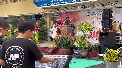 Nexo Geo S805 Nhat Phuong Sound tại trường Hai Bà Trưng HCM