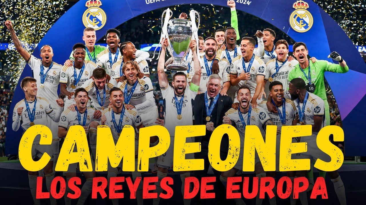 ¡HISTÓRICO! 🏆 Real Madrid Campeón de la Champions League 2024 • Los ...