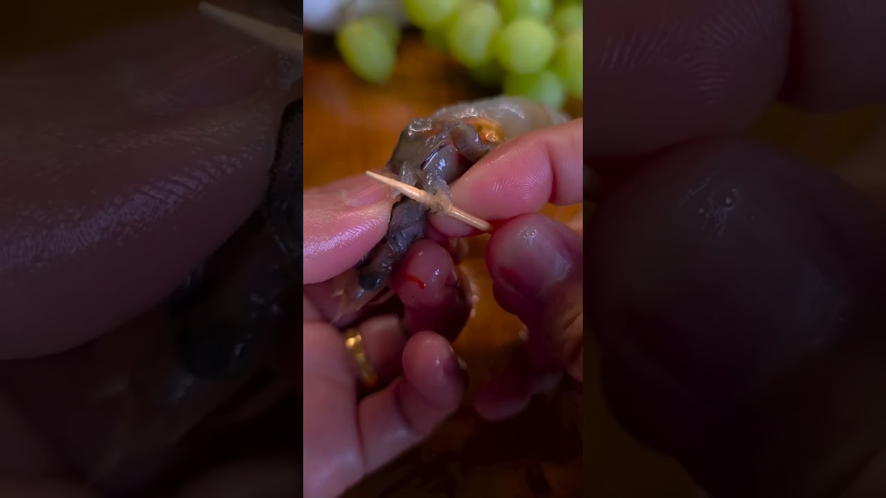 shrimp cutting skills 