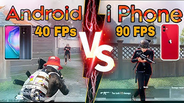 IPHONE VS ANDROID TDM CHALLENGE | WHO IS THE BEST NEW UPDATE 2024 | 40 FPS VS 90 FPS 🤯 | PUBG MOBILE