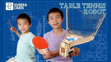 We Built a Table Tennis Robot! KiwiCo Eureka Crate Unboxing and Review 2021 | STEM Project