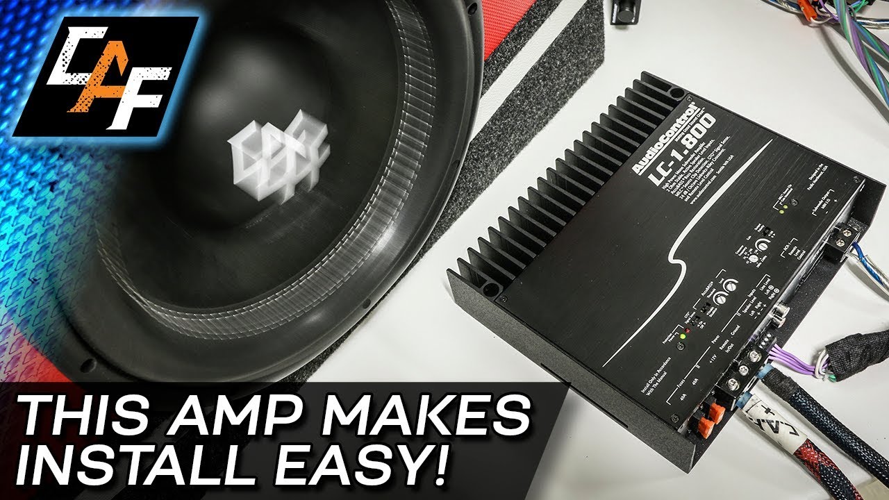 Add BASS easily with this Amp! AudioControls LC1.800 Subwoofer