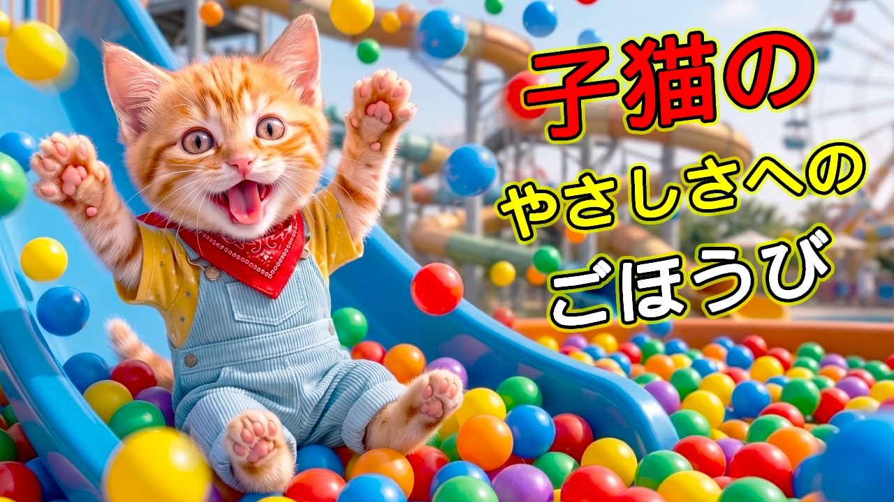【涙】トラにゃん、落とし財布を届けたら…遊園地チケットをもらった感動の一日😭🎟️🎡🐱