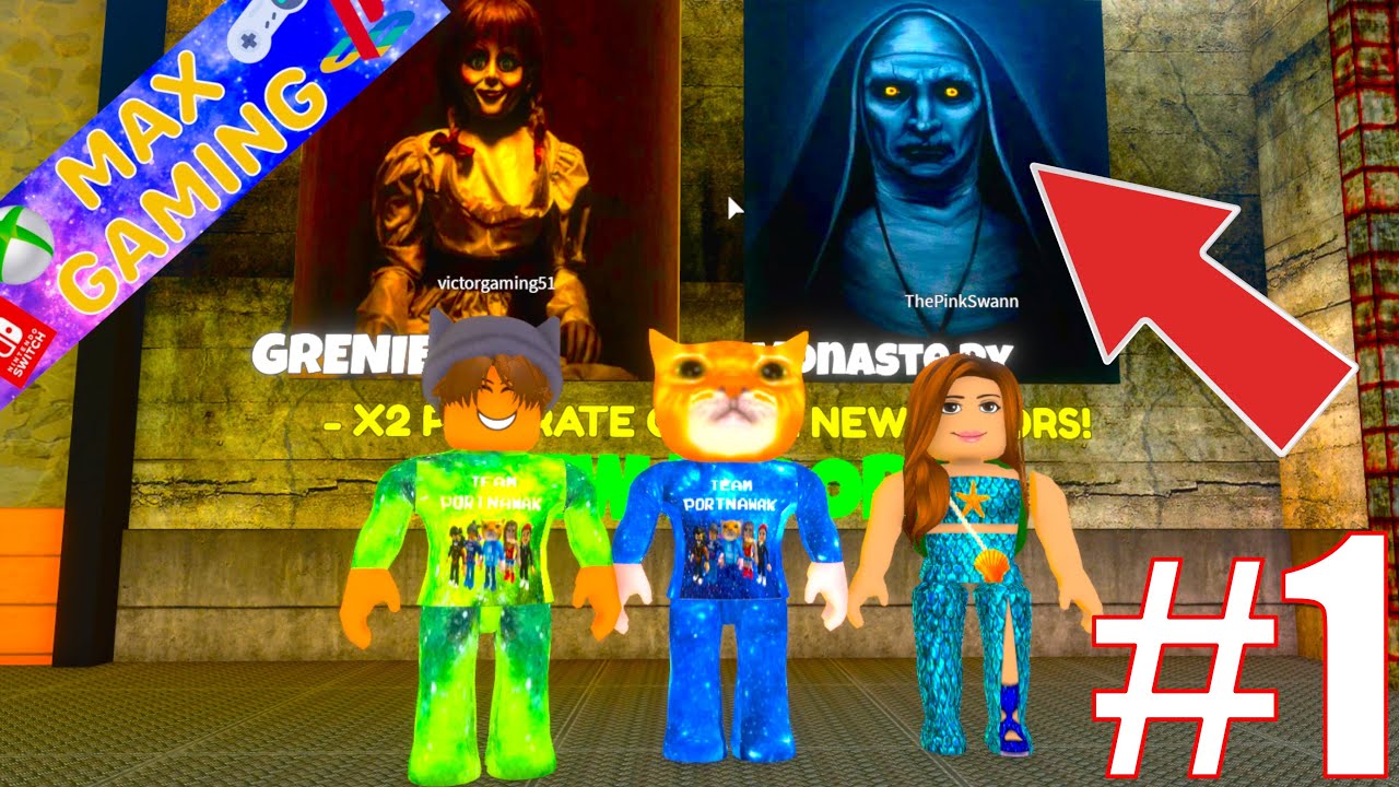 GRANNY, SIREN HEAD : LES PSYCHOPATHES SONT LÀ ! Roblox Conjuring Scary Elevator #1 - Max Gaming