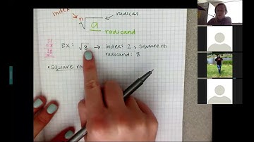 Simplifying Radicals Notes Video