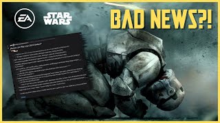 BAD NEWS FOR EA STAR WARS GAMES?!?