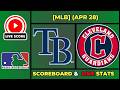 🔴 Tampa Bay Rays vs Cleveland Guardians LIVE | MLB | April 28, 2026 | Live SCOREBOARD