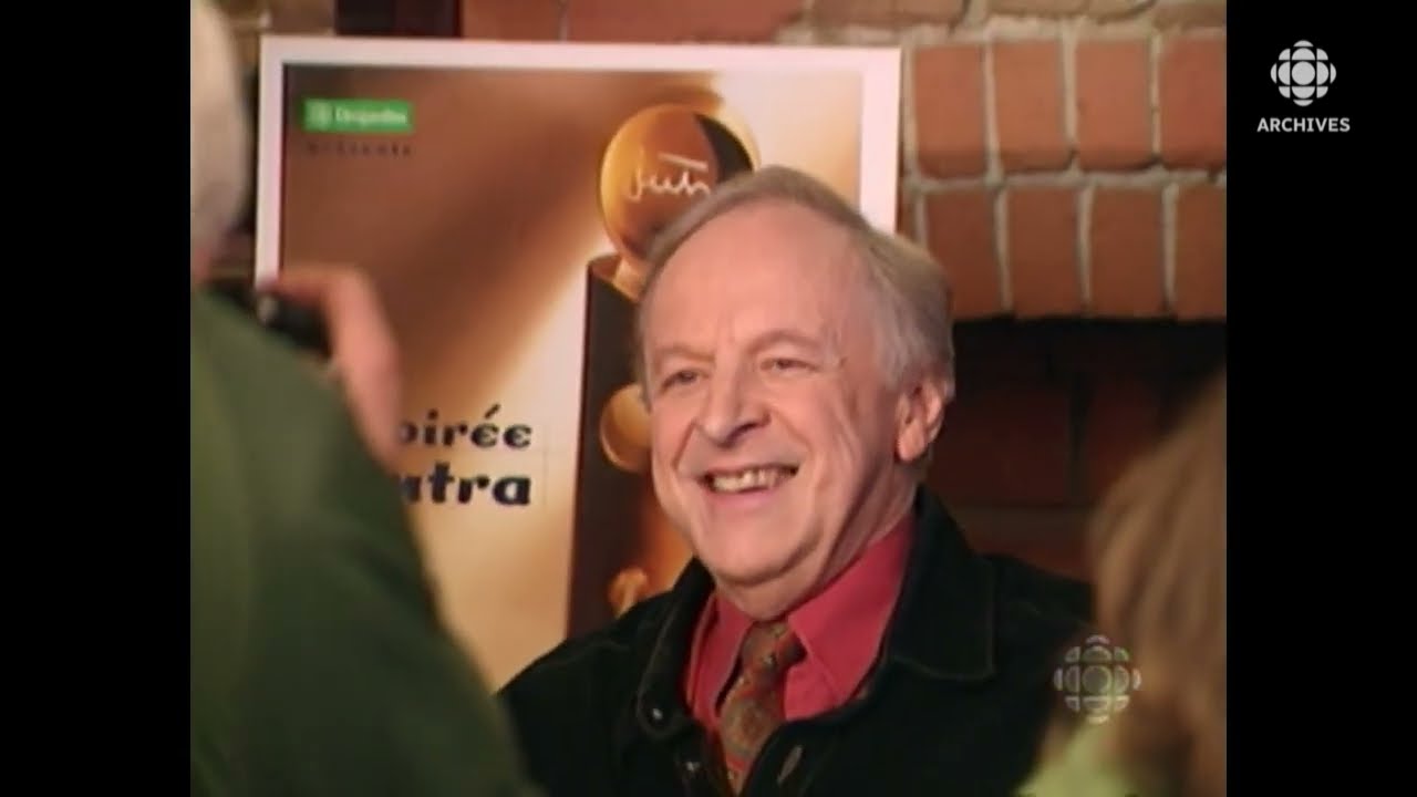 En 1999, entrevue avec Marcel Sabourin lauréat du premier prix Hommage au Gala des Jutra